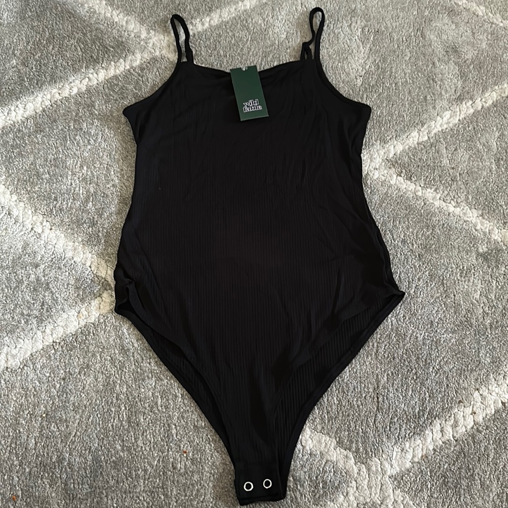 BNWT black tank body suit by wild fable